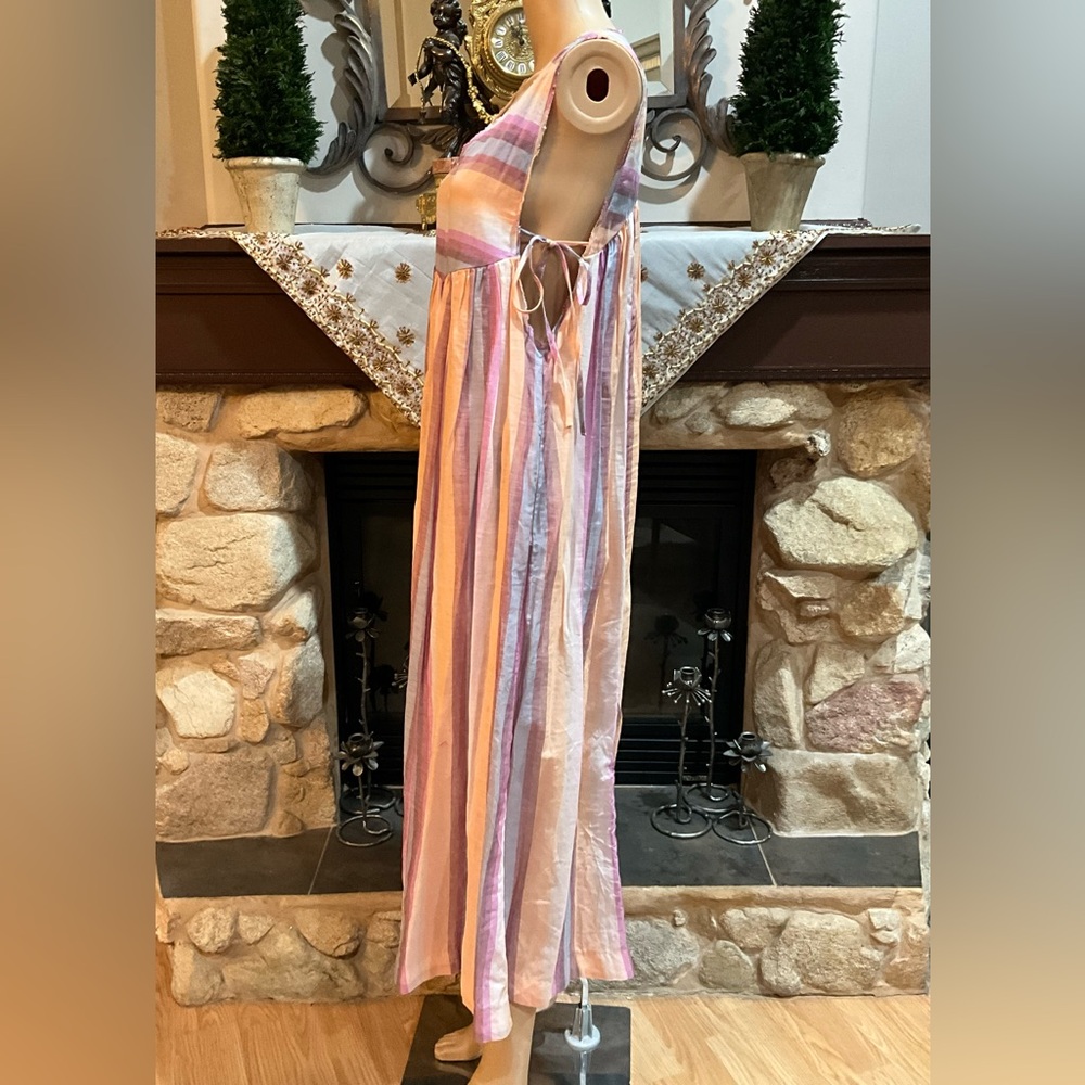Free People Nora Stripped Jumpsuit - Picture 7 of 15